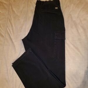 Dockers Black Cargo Smart flex waistband,  waterless,  32/30